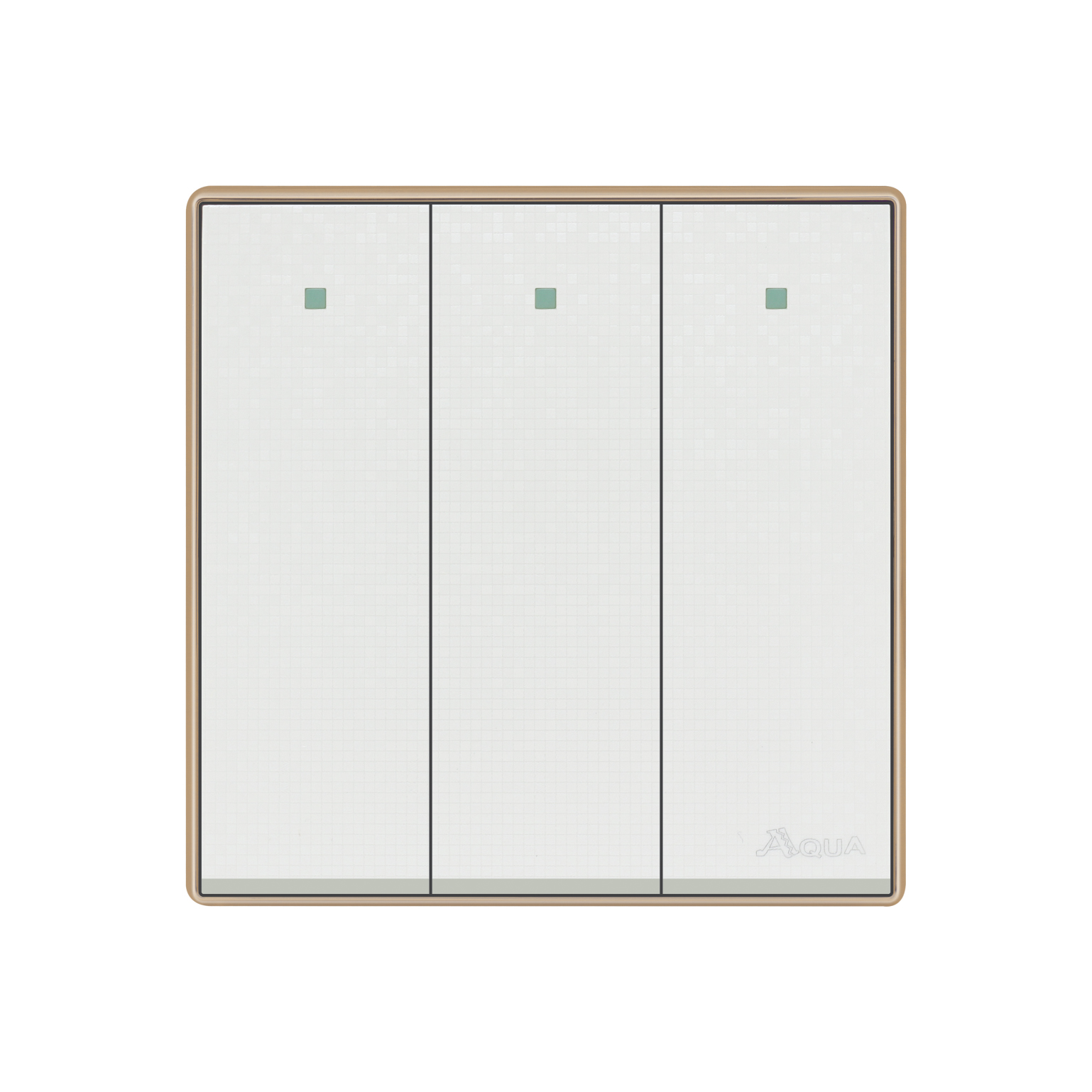 Aqua Icon 3 Gang 2 Way Switch